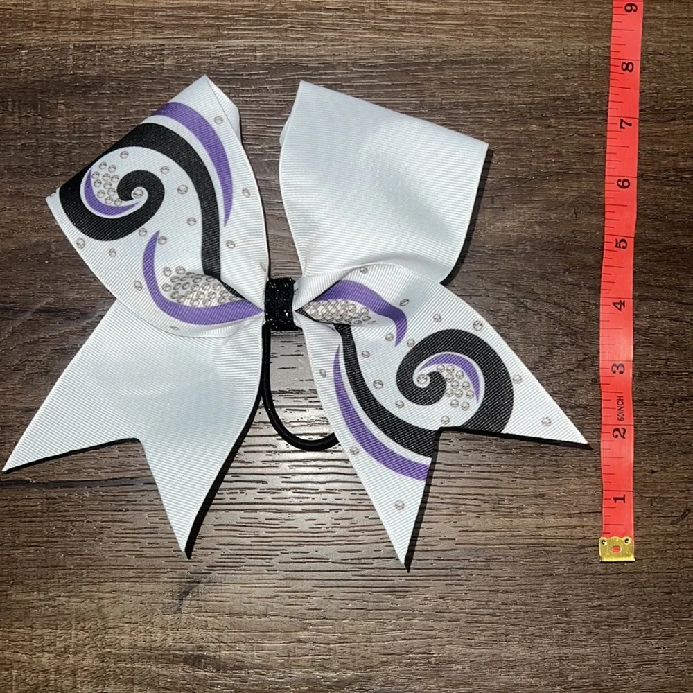 Brand new! Black & White Cheerleading Hair Bows